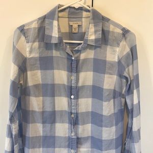 J. Crew Gingham Collared Shirt